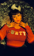 Load image into Gallery viewer, C U NeXt TuEsDaY Varsity Cheer Captain sweater